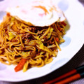 wave0073's cooksnap of when they made 横手焼そば風に☆.