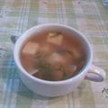 オレンジリング's cooksnap of when they made 高野豆腐の洋風お吸い物☆.