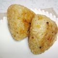 sokies's cooksnap of when they made フライパンでコテコテ焼きおにぎり.