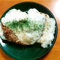 かしこ＆かおちゃん's cooksnap of when they made とろろのせ♪とうふステーキ.