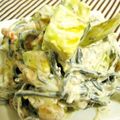 yukagon's cooksnap of when they made 残ったひじき煮でアボクリームチーズサラダ.