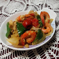 ☆むさし☆'s cooksnap of when they made えびのタイ風カレー炒め.