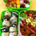 zhouyouji's cooksnap of when they made 一番簡単！シールでキャラ弁☆おにぎり.