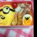 あっちゃゃゃん's cooksnap of when they made キャラ弁ミニオン！.