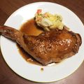 ハルニョッキ's cooksnap of when they made バルサミコ酢入り☆骨付きチキンの照り焼き.