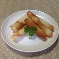 もっちー0302's cooksnap of when they made 卵白消費♪おしゃれなシガレット.