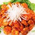 ぴよももも's cooksnap of when they made レンジで簡単♪本格えびチリ.