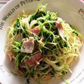 りょーみー's cooksnap of when they made 豆苗とツナのゆず胡椒パスタ.