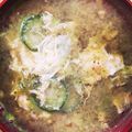 かず吉。's cooksnap of when they made すりおろしきゅうりのお味噌汁☆.