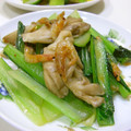ひーかん's cooksnap of when they made 小松菜と舞茸と桜海老の炒め物.