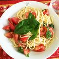 とも＠杏苑's cooksnap of when they made トマトとバジル♡夏のパスタ.