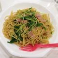 canchanmam's cooksnap of when they made 簡単☆水菜とベーコンのパスタ.