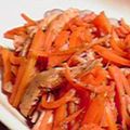ピエロの風船's cooksnap of when they made 人参とササミの❤ケチャップ炒め.
