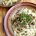 ひつじ・×・'s cooksnap of when they made つぶ貝のペペロンチーノ.