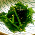 みやcci's cooksnap of when they made 法蓮草の有明新海苔和え.