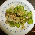 まあちゃんの彼女's cooksnap of when they made シメジ胡瓜セロリのナムル風サラダ.