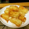 にゃるこん's cooksnap of when they made リメイク♡餃子の皮deポテサラチーズ揚げ.