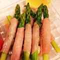 kochako's cooksnap of when they made アスパラの生ハム巻きグリル.