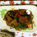 いも栗カボチャ☆'s cooksnap of when they made 貧血予防に♪豚レバーで青椒肉絲.