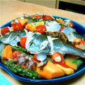 りょうママひまわり's cooksnap of when they made 鯛と魚介のアクアパッツァ.