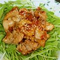 みかんてぃー's cooksnap of when they made さっぱり☆鳥肉の梅焼き.