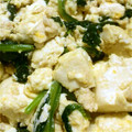 Rikka＊Snow's cooksnap of when they made ほうれん草とひき肉と豆腐の炒め煮.
