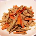 みーちーこー's cooksnap of when they made スナップエンドウとささみで胡麻和え.