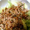 agak's cooksnap of when they made 調味料は２つだけ＊簡単納豆そぼろ丼.