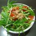hisa411yo's cooksnap of when they made 水菜とツナの中華風？サラダ.