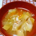 lilin's cooksnap of when they made 新玉葱とベーコンとトマトのスープ.