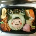 ☆ゆかねえさん☆'s cooksnap of when they made キャラ弁☆かぶり物（カエル編）.