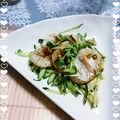 ＴＯＭＯＷＡＴ's cooksnap of when they made ほたてのカルパッチョ☆わさびソース添え.