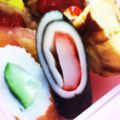 ゆきんぶ's cooksnap of when they made お弁当のすきまに、かにかまチーズのりまき.