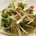 yonnyo's cooksnap of when they made 水菜とツナの梅マヨサラダ.