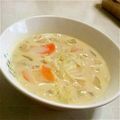 まなみとらいここ's cooksnap of when they made ほっこり簡単☆豆乳スープ♪.