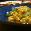hitkat's cooksnap of when they made 絹さやの卵とじ.