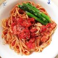 かず吉。's cooksnap of when they made 簡単しっかり味のトマトソースパスタ.