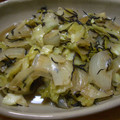 conn's cooksnap of when they made きゃべつとひじきの酒蒸し.