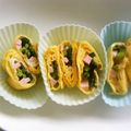 joybreath's cooksnap of when they made ほうれん草とポールウインナーの卵焼き♪.