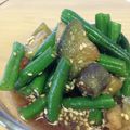 チアキ1212's cooksnap of when they made 簡単付け合せ☆いんげんと茄子の胡麻和え.