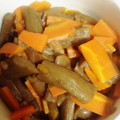 seka854's cooksnap of when they made 芋がらと油揚げの煮物.