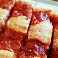 たつにゃあ's cooksnap of when they made 材料3つだけ♪低カロリー苺ジャムケーキ♪.