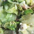 ほのかのんっち's cooksnap of when they made 簡単・レタスとハムと卵炒め.