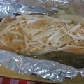 SOLARIKU's cooksnap of when they made ♥鮭の柚子味噌ホイル焼き♥.