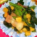 stitch_nao's cooksnap of when they made ほうれん草＆ベーコン炒め。.
