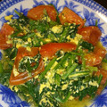 maminyanko's cooksnap of when they made トマトとほうれん草のたまご炒め.