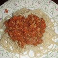 mimiko10's cooksnap of when they made うちのミートソース.