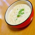 怪獣一児ママ's cooksnap of when they made 牛乳で作る♪簡単きのこのクリームスープ.