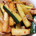 ほがら's cooksnap of when they made 大根と胡瓜のピリ辛炒め.