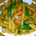 ぶぅﾁｭｹ's cooksnap of when they made 新じゃがとウインナーのオイスター炒め.